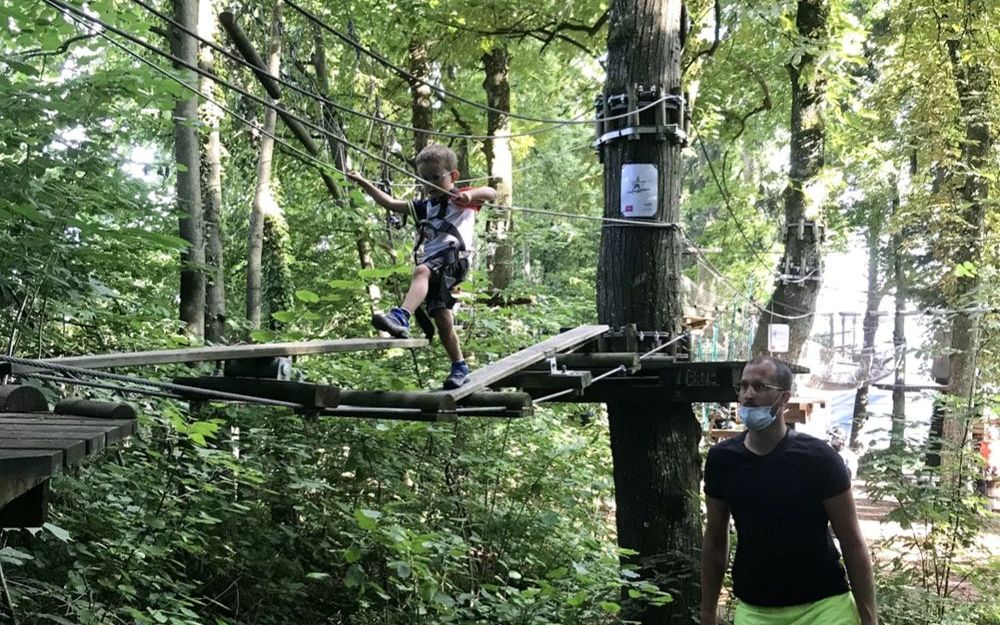 Parc aventure de la Brunerie à Voiron (accrobranche)