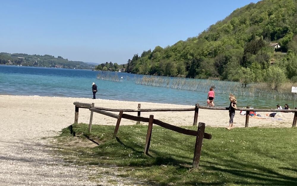 Les plages du lac de Paladru