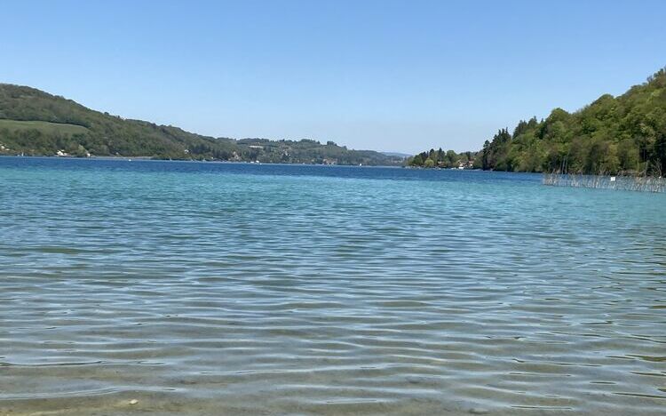 Les plages du lac de Paladru