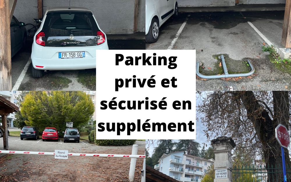 Parking privé et sécurisé