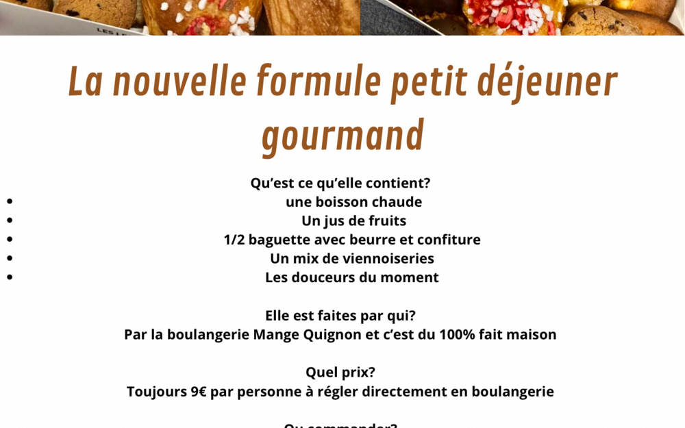 La box "petit déjeuner gourmand"