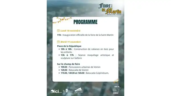 La fête de la saint martin 2025