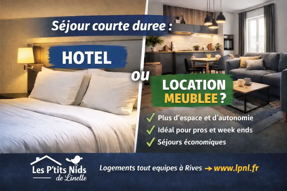 Séjour courte durée : hôtel ou location meublée ?