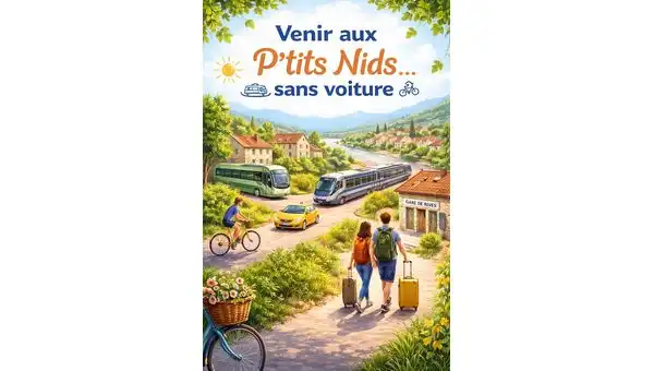 Comment venir aux P’tits Nids sans voiture (Rives, Renage, Beaucroissant, Le Grand-Lemps)
