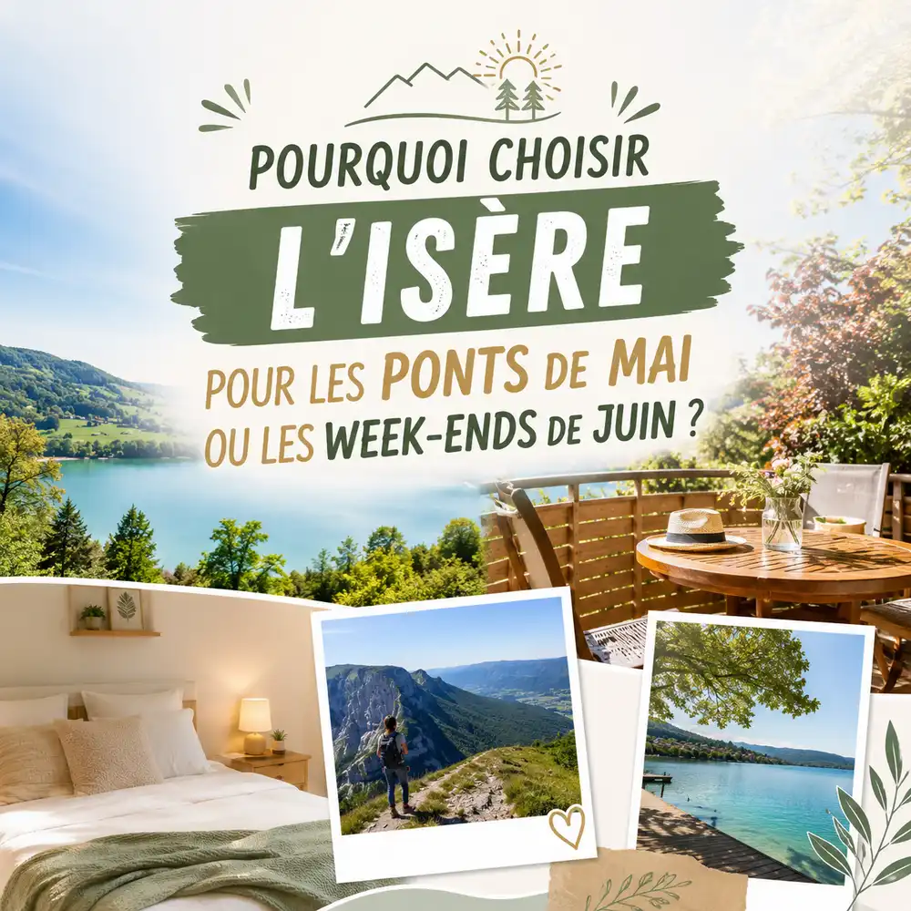 ☀️ Et si vous profitiez des ponts de mai ou des week-ends de juin pour découvrir l’Isère ?