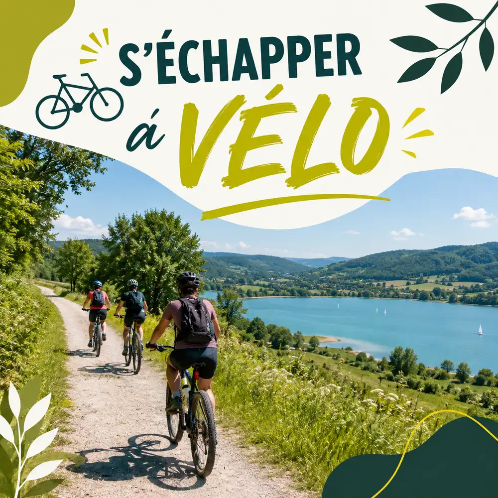 Les balades en vélo autour des gîtes