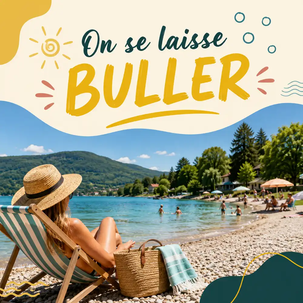 On se laisse buller au lac de Paladru