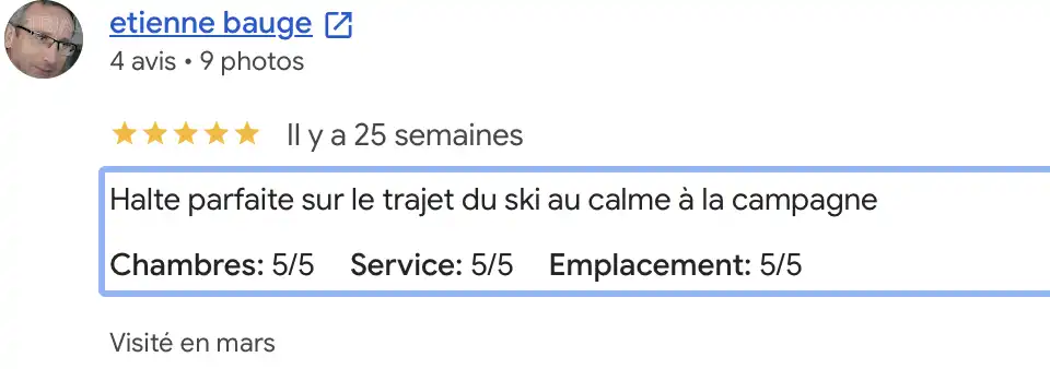 Une halte parfaite sur la route des vacances au ski