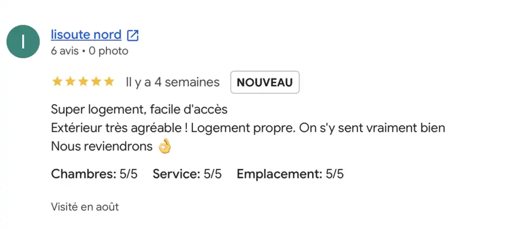Super logement, facile d’accès et très propre.
