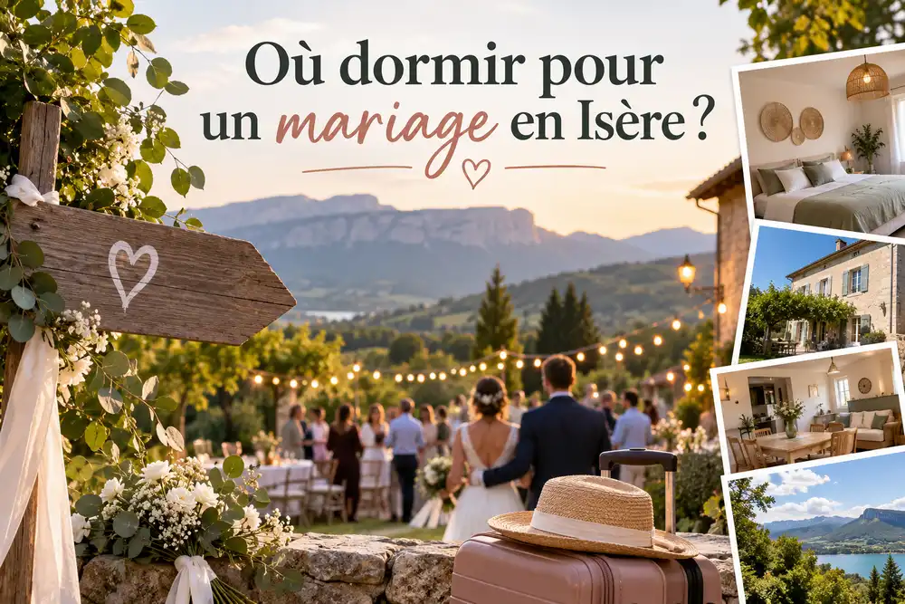 Où dormir pour un mariage en Isère ? Nos hébergements pour les invités